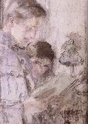 Edouard Vuillard Mishra and his sister oil
